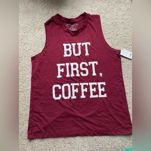 Fifth Sun ‘But First Coffee’ Tank Top